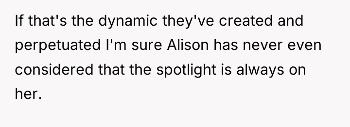 If that's the dynamic they've created and perpetuated I'm sure...