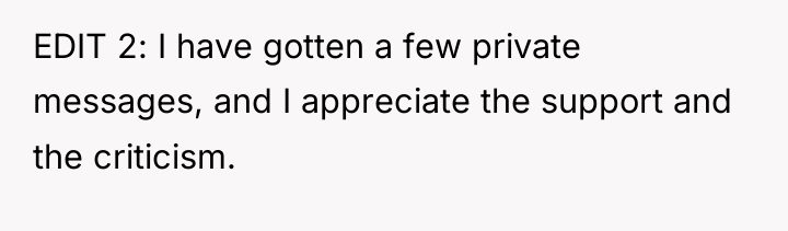 EDIT 2: I have gotten a few private messages, and...