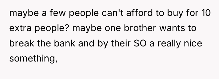 maybe a few people can't afford to buy for 10...