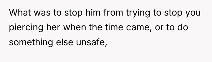 What was to stop him from trying to stop you...