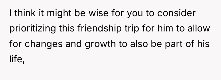 I think it might be wise for you to consider...