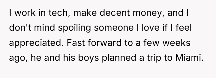 I work in tech, make decent money, and I don't...