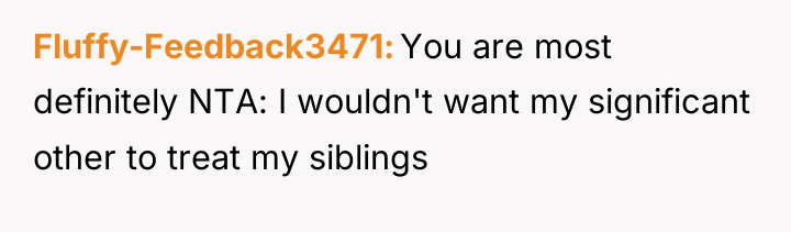 Fluffy-Feedback3471 You are most definitely NTA: I wouldn't want my...
