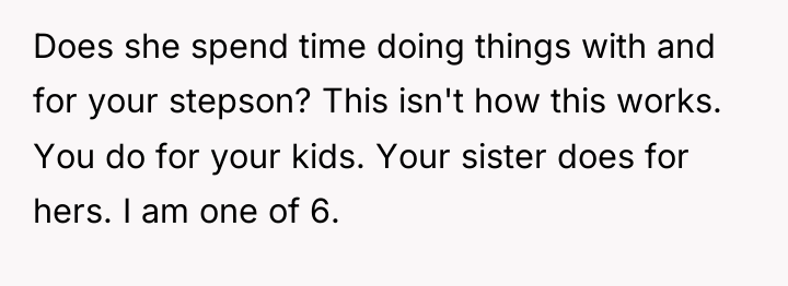 Does she spend time doing things with and for your...