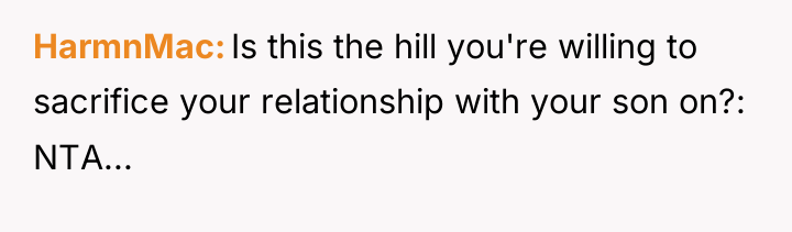 HarmnMac Is this the hill you're willing to sacrifice your...