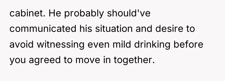 cabinet. He probably should've communicated his situation and desire to...