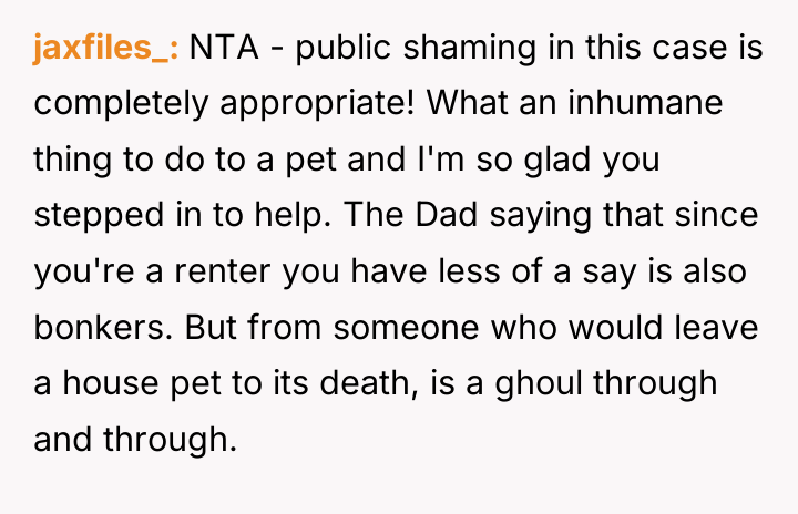 jaxfiles_ NTA - public shaming in this case is completely...