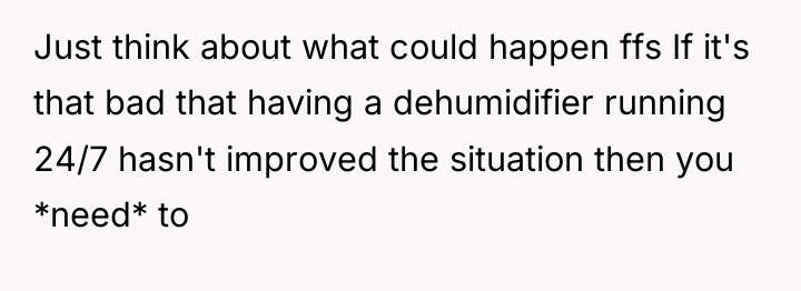 Just think about what could happen ffs If it's that...
