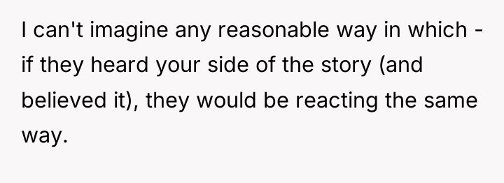 I can't imagine any reasonable way in which - if...