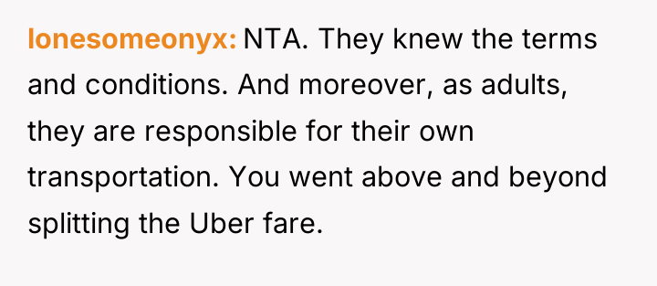 lonesomeonyx NTA. They knew the terms and conditions. And moreover,...