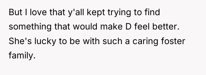 But I love that y'all kept trying to find something...