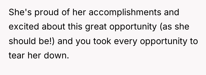 She's proud of her accomplishments and excited about this great...