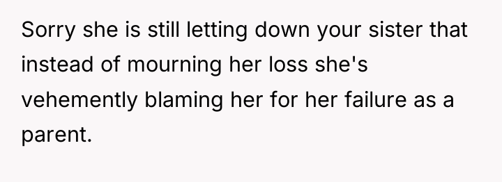 Sorry she is still letting down your sister that instead...