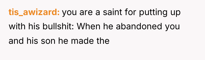 tis_awizard you are a saint for putting up with his...