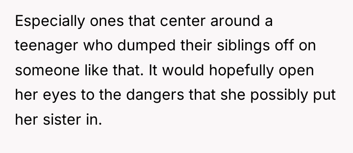 Especially ones that center around a teenager who dumped their...