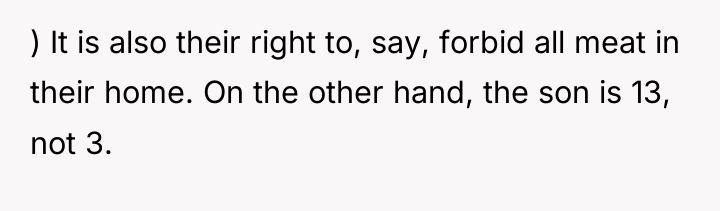 ) It is also their right to, say, forbid all...