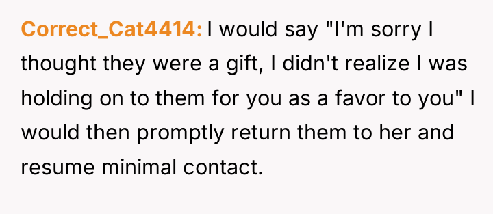 Correct_Cat4414 I would say "I'm sorry I thought they were...