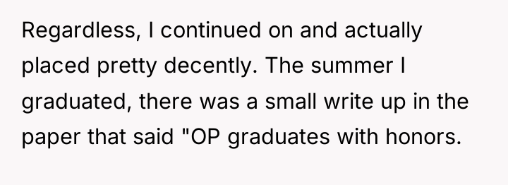Regardless, I continued on and actually placed pretty decently. The...