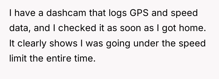 I have a dashcam that logs GPS and speed data,...