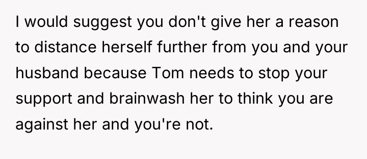 I would suggest you don't give her a reason to...