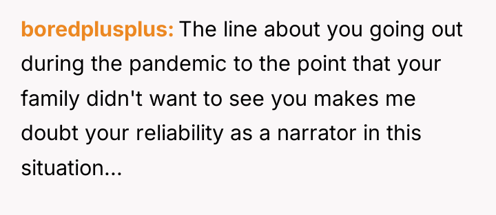boredplusplus The line about you going out during the pandemic...