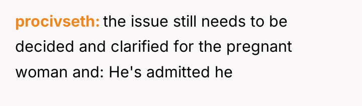 procivseth the issue still needs to be decided and clarified...