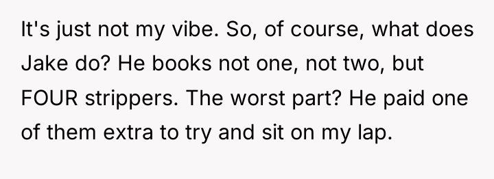 It's just not my vibe. So, of course, what does...