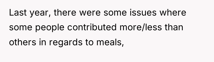 Last year, there were some issues where some people contributed...