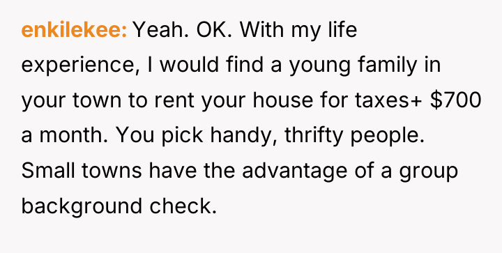 enkilekee Yeah. OK. With my life experience, I would find...