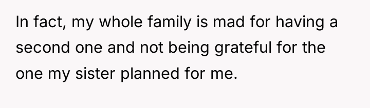 In fact, my whole family is mad for having a...