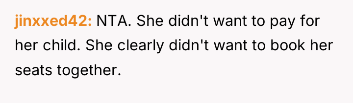 jinxxed42 NTA. She didn't want to pay for her child....