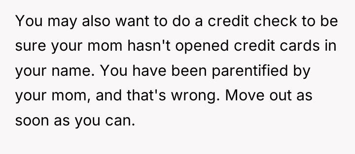 You may also want to do a credit check to...