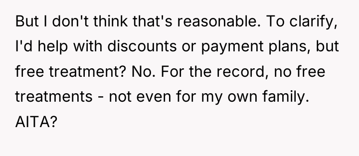 But I don't think that's reasonable. To clarify, I'd help...