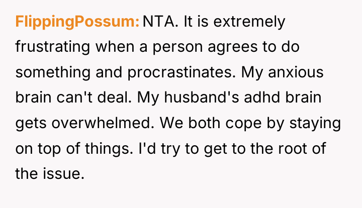 FlippingPossum NTA. It is extremely frustrating when a person agrees...