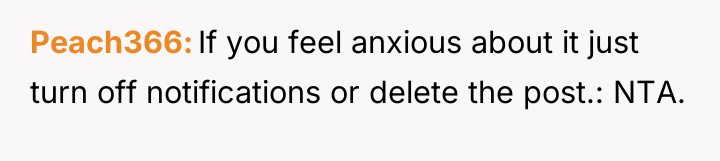 Peach366 If you feel anxious about it just turn off...