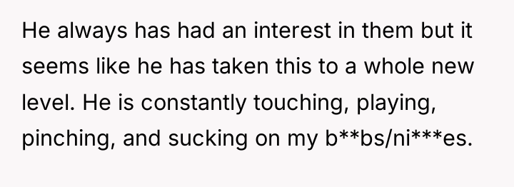 He always has had an interest in them but it...