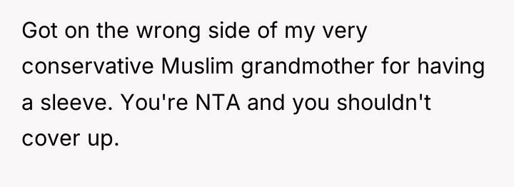 Got on the wrong side of my very conservative Muslim...