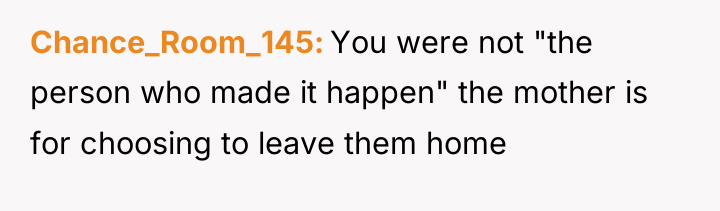 Chance_Room_145 You were not "the person who made it happen"...