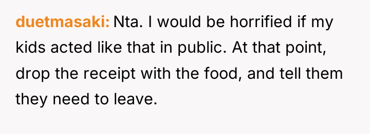 duetmasaki Nta. I would be horrified if my kids acted...