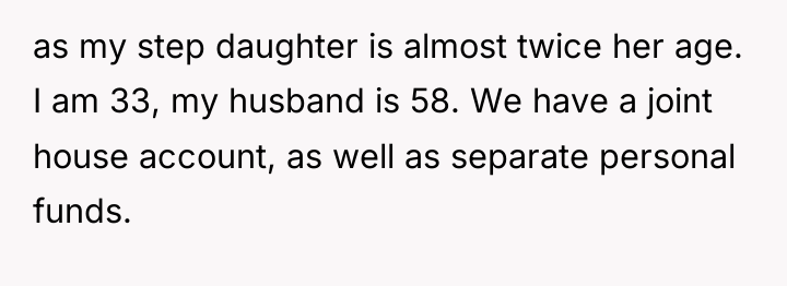 as my step daughter is almost twice her age. I...