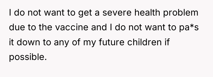 I do not want to get a severe health problem...