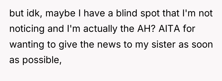 but idk, maybe I have a blind spot that I'm...