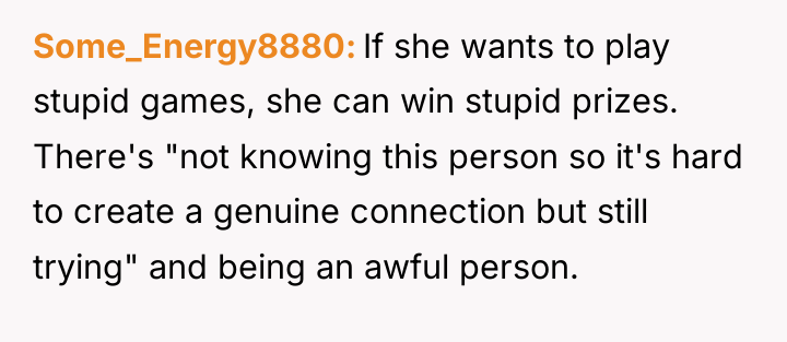 Some_Energy8880 If she wants to play stupid games, she can...
