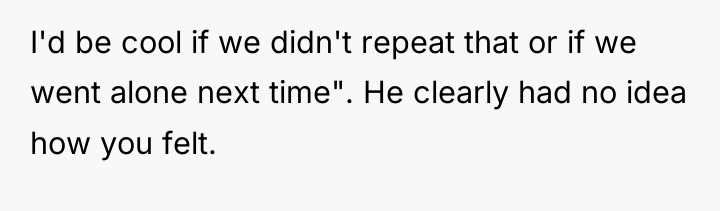I'd be cool if we didn't repeat that or if...
