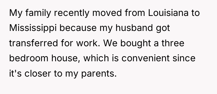 My family recently moved from Louisiana to Mississippi because my...