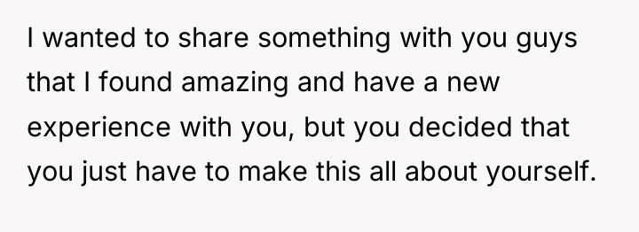 I wanted to share something with you guys that I...