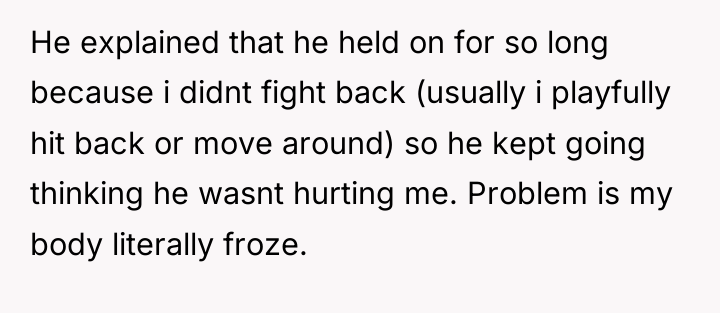 He explained that he held on for so long because...