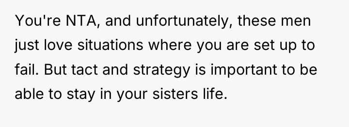 You're NTA, and unfortunately, these men just love situations where...