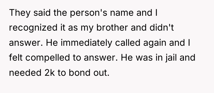 They said the person's name and I recognized it as...