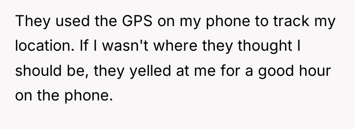 They used the GPS on my phone to track my...
